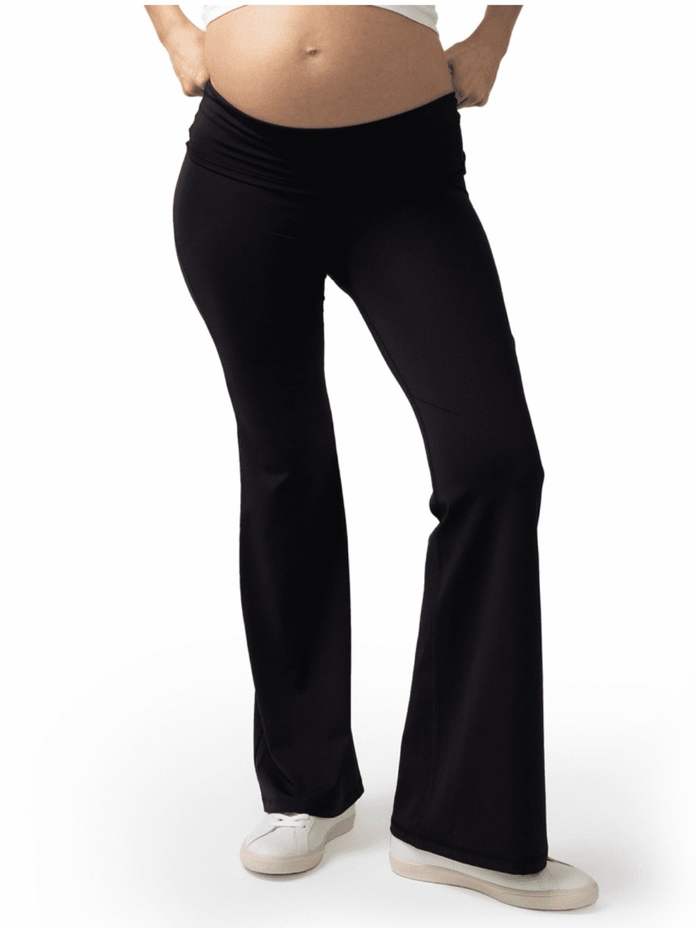 Ingrid & Isabel Black Wide Leg Maternity Pants